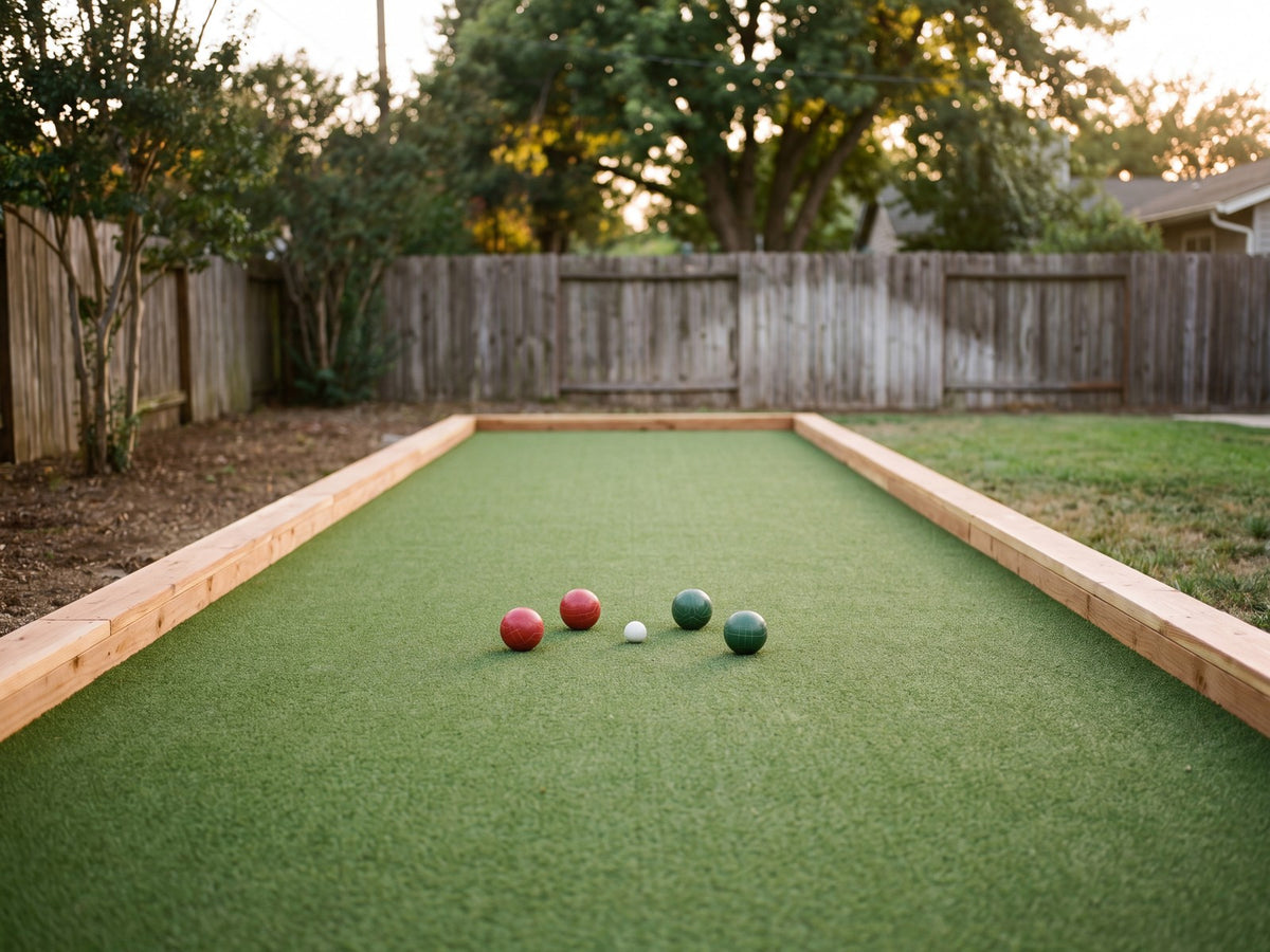 Building a Backyard Bocce Court With Artificial Turf
