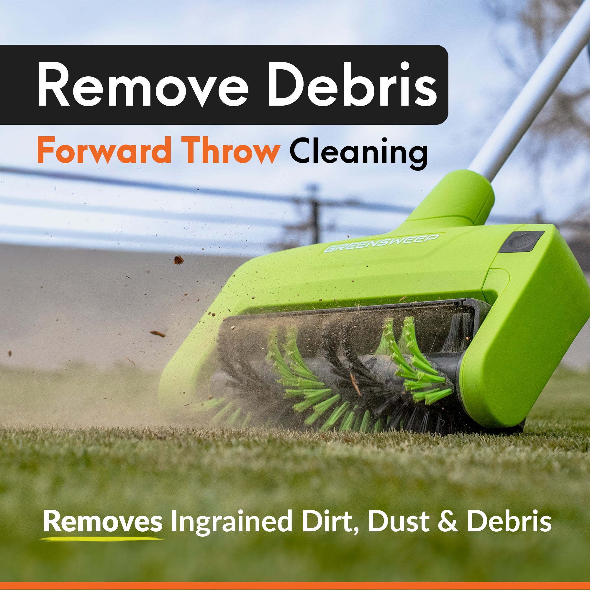 ReviverVolt | Cordless Artificial Grass Power Broom