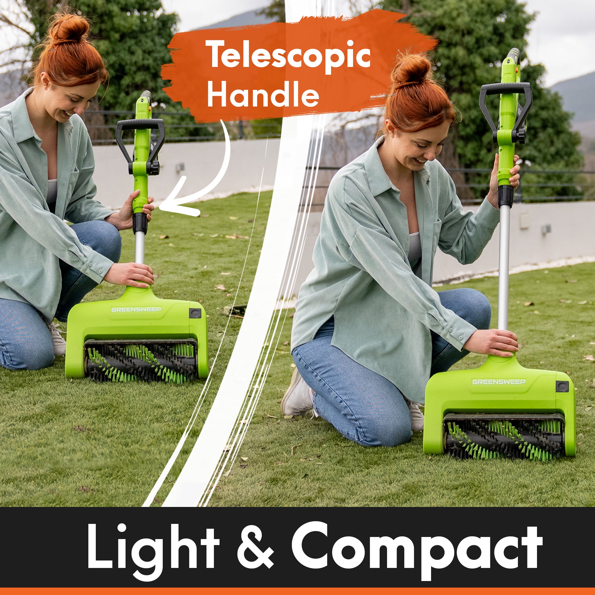 ReviverVolt | Cordless Artificial Grass Power Broom