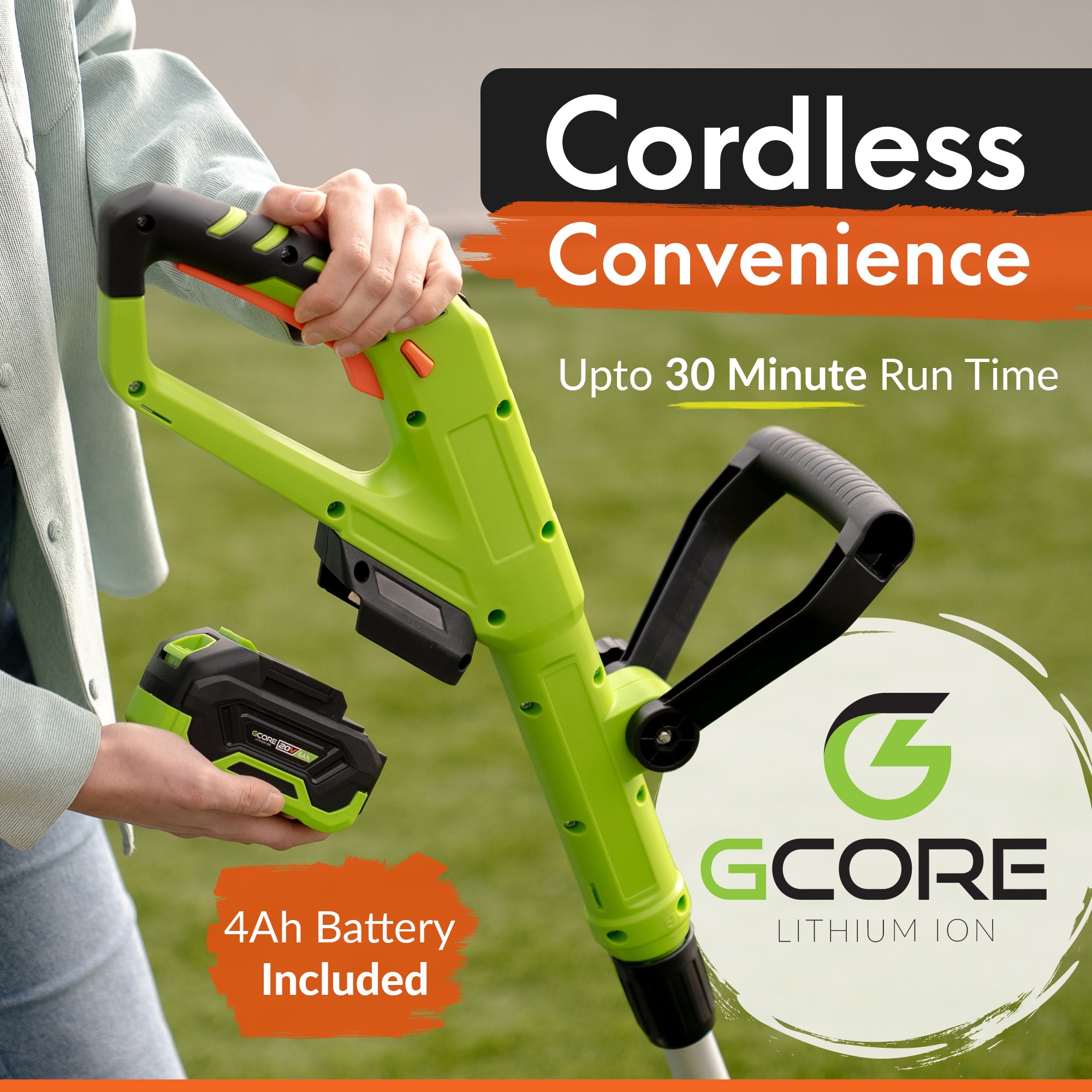 ReviverVolt | Cordless Artificial Grass Power Broom