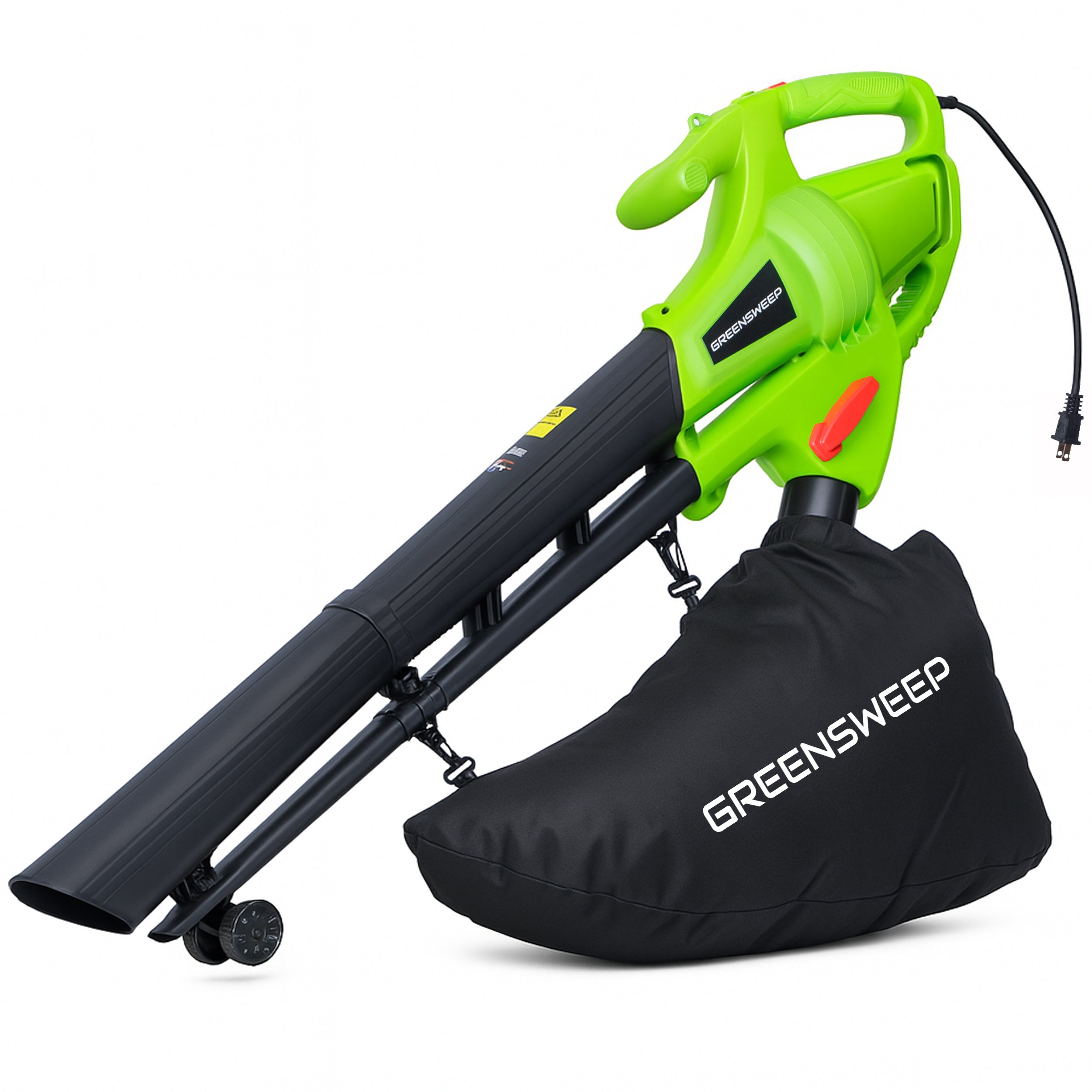 GreenSweep 3-in-1 Leaf Blower, Vacuum & Mulcher