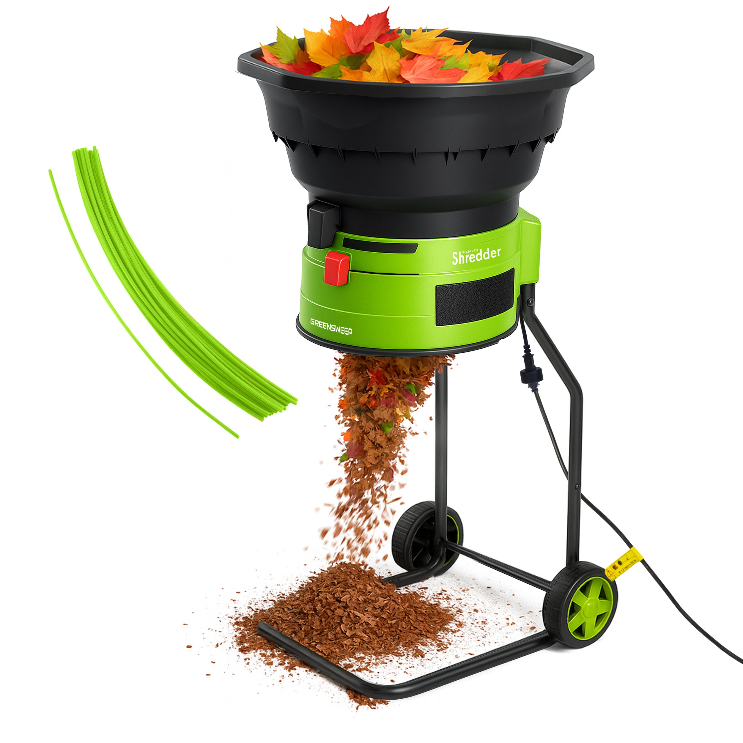 GreenSweep Bladeless Leaf Shredder & Mulcher